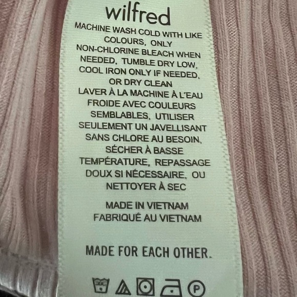 Wilfred Pink Audrey Ribbed Collared Button Up Maxi Dress NWT XS - Picture 8 of 10